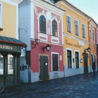 We loved the colorful buildings in this town devoted to the arts. Szentendre, Hungary 2009