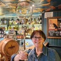 We had to try a glass of absinthe.